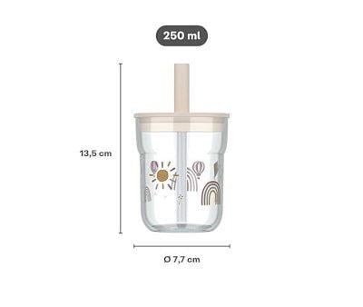 Gobelet avec Paille Mio Forest Friends 250 ml