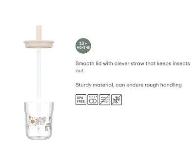 Gobelet avec Paille Mio Little Farm 250 ml