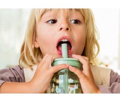 Gobelet avec Paille Mio Little Farm 250 ml