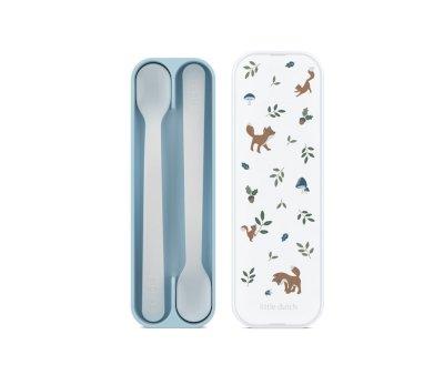Set 2 Cucchiai Lunghi con Astuccio Mio Forest Friends