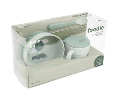 Set Prime Stoviglie Foodie Happy Clouds Verde
