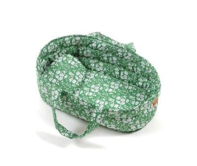 Moisis e travesseiro verdes Liberty Capel para bonecas