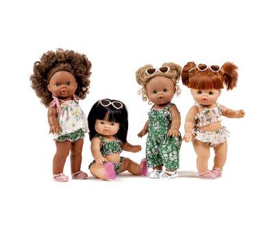 Costume da Bagno Retro Vita Pink Spring mile & Ida Bambole Minikane