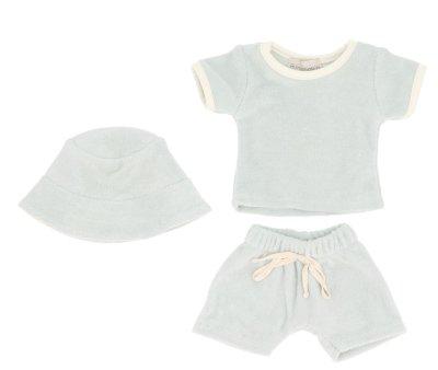 Completo 3 Pezzi Sun Th Vert Bambole Minikane Bambinis
