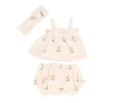Completo Mila Bambole Minikane Fleurs Douces mile & Ida