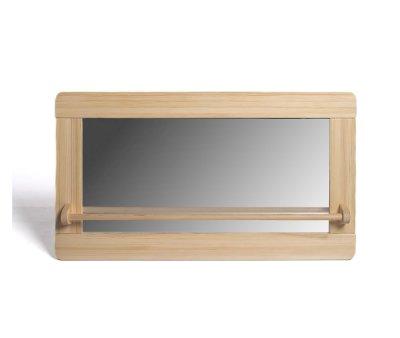 Espejo Montessori Pequeo con Barra de Madera