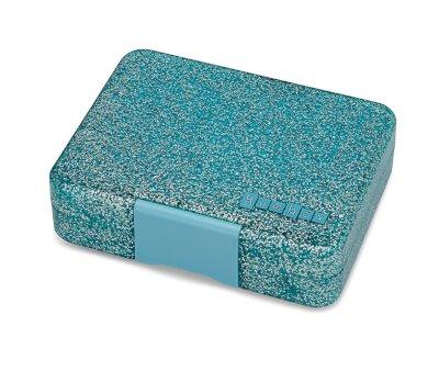 Lunch Box Snack Glitter Blue 3 Compartiments