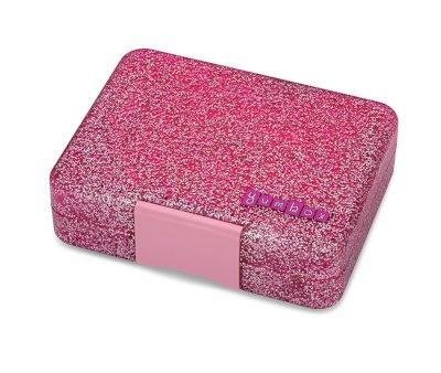 Lunch Box Snack Glitter Pink 3 Compartiments