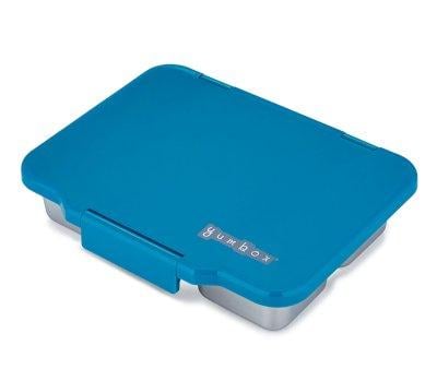 Lancheira de ao Yumbox Blue Pret Normandy com 4 compartimentos