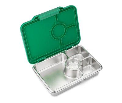 Lunch Box Yumbox Pret Acier Vert 4 Compartiments