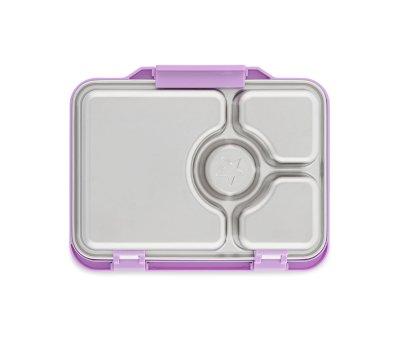Lancheira de Ao Yumbox Pret  Lavender com 4 compartimentos