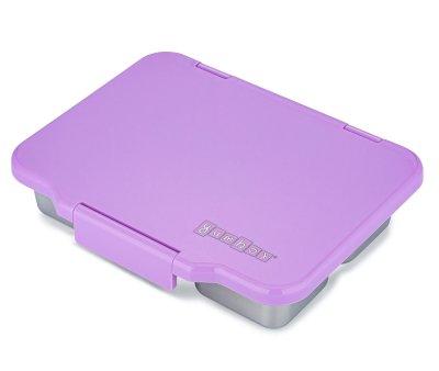 Lancheira de Ao Yumbox Pret  Lavender com 4 compartimentos