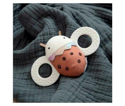 Sonajero Mordedor con Espejo Luca Ladybird