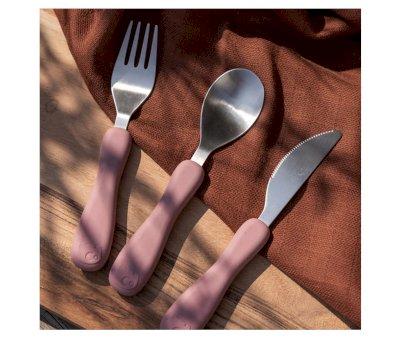 Set 3 Cubiertos Silicona Fanto Vintage Rose