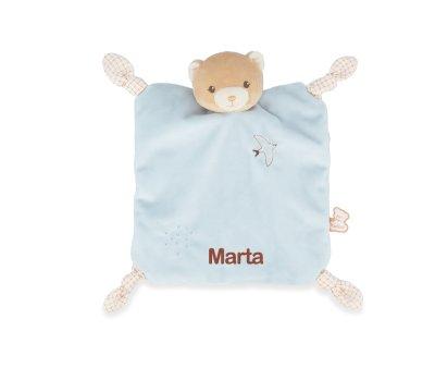 Doudou Ours Bleu Personnalisable