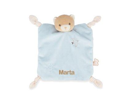 Doudou Ours Bleu Personnalisable
