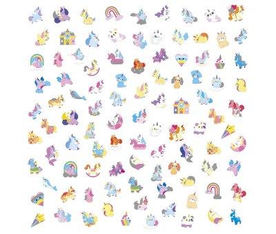 100 Pegatinas de Unicornios