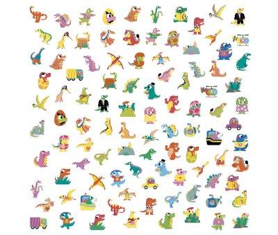 100 Adesivos Dinossauro
