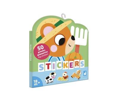 50 Stickers Grandi Animali Fattoria
