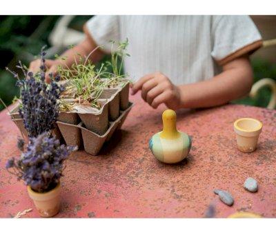 Juguete de Madera Floowing Yellow Bird