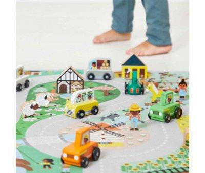 Auto Legno Verde Countryside Cross Roads