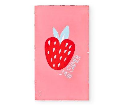 Serviette de Plage Large en Microfibre Strawberries