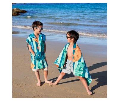 Telo Spiaggia Large Microfibra Kids Camaleon Personalizzabile