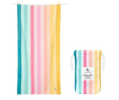 Telo Spiaggia Large Microfibra Summer Coastal Candy Personalizzabile