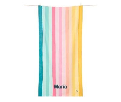 Telo Spiaggia Large Microfibra Summer Coastal Candy Personalizzabile