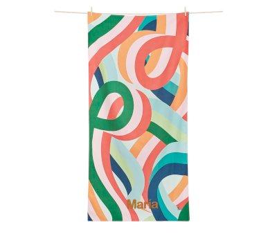 Telo Spiaggia XL Microfibra Summer Fruit Loops Personalizzabile