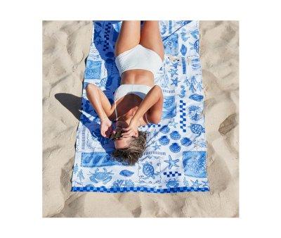 Toalha Praia Microfibra Grande Summer Sand Sea Personalizvel