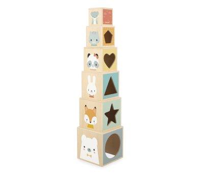 Piramide Impilabile 6 Cubi Pure