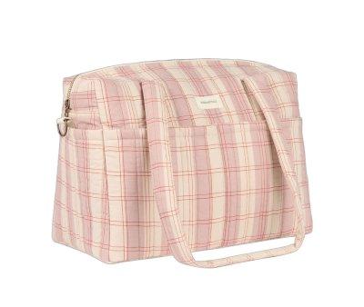 Bolsa Carrinho Maternidade Stories Powder Red Checks