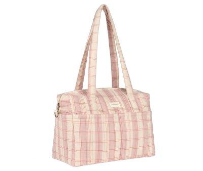 Bolsa Carrinho Maternidade Stories Powder Red Checks