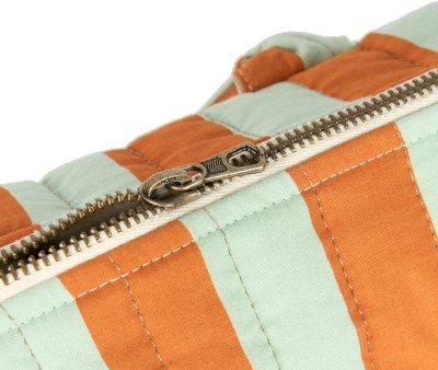 Bolso Organizador Stories Green Orange Stripes