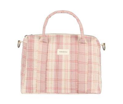 Bolsa Carrinho Maternidade Mini Stories Powder Red Checks