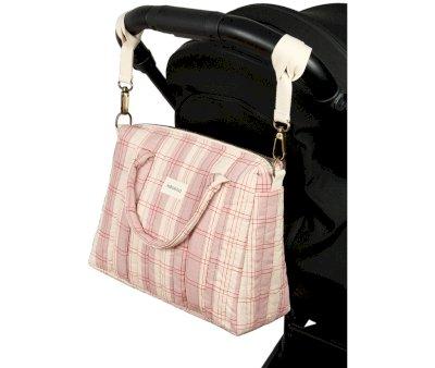 Bolsa Carrinho Maternidade Mini Stories Powder Red Checks