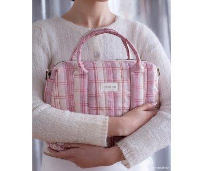 Bolsa Carrinho Maternidade Mini Stories Powder Red Checks