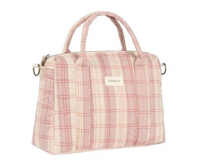 Bolsa Carrinho Maternidade Mini Stories Powder Red Checks