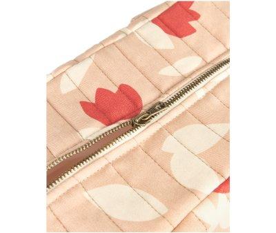 Bolsa Carrinho Maternidade Hyde Park com tulipas vermelhas impermeveis