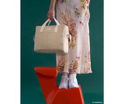 Bolsa Muda Fralda impermevel de ch verde Gala Opera