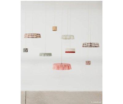 Pantalla de Lino Lmpara de Techo Vibes Mustard Tiles