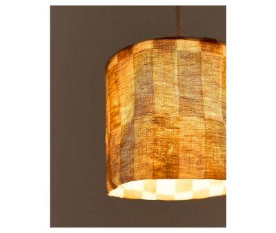Pantalla de Lino Lmpara de Techo Vibes Mustard Tiles