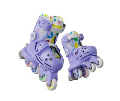 Patins  Roulettes Yvolution Twista  Violet 23-28