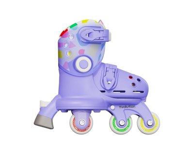 Patins  Roulettes Yvolution Twista  Violet 23-28