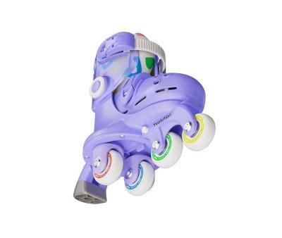 Patins  Roulettes Yvolution Twista  Violet 23-28