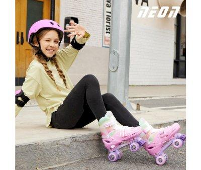 Pattini Combo Neon Rainbow T.34-37 Yvolution