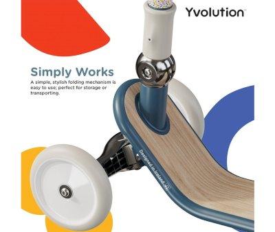 Patinete Classic Azul Yvolution