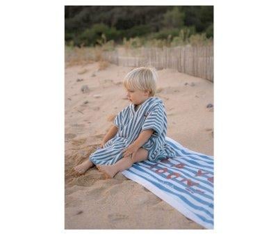 Toalla de Playa Ocean Sea Life Azul Personalizable