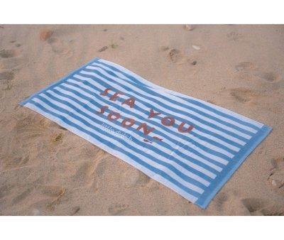 Toalla de Playa Ocean Sea Life Azul Personalizable